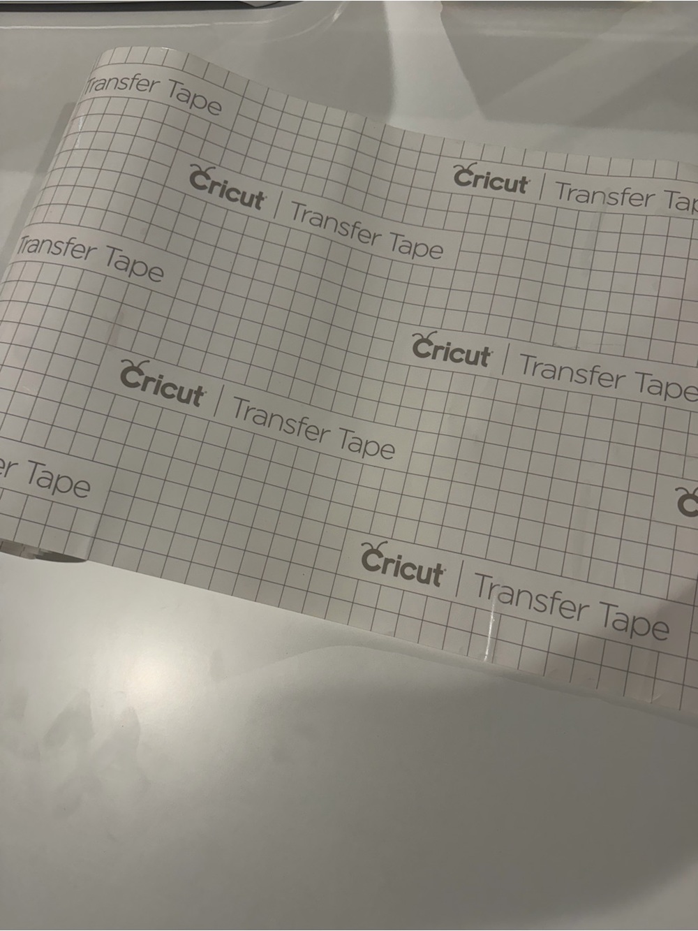 Large Roll Cricut Transfer Tape Grid Roll EUC - Picture 4 of 4